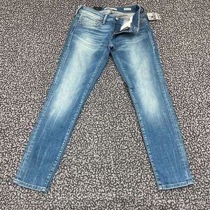 Mavi‎ Serena Ankle Jeans Women 27x27 Blue Low Rise Super Skinny Pants Denim New